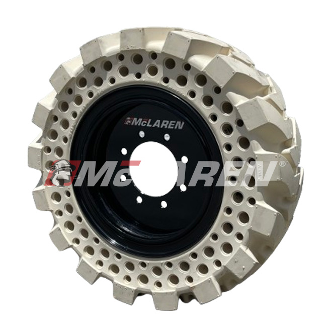 Nu-Air DT Solid Tires with Rim for Skid Steer Caterpillar 216