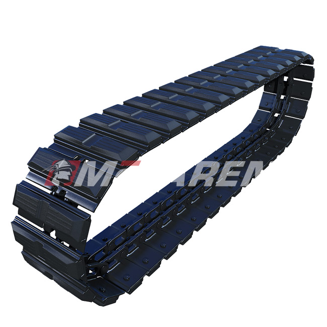 Hybrid Steel Tracks without Rubber Pads for Mini Excavator Caterpillar ME 40 (Set of 2)