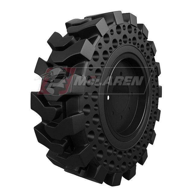 Nu-Air DT Solid Tires with Rim Skid Steer Bobcat S150