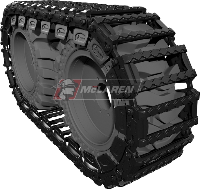 McLaren Diamond Over-The-Tire Tracks (set of 2) for Skid Steer Case SV 280B