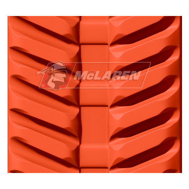 Next Generation Non-Marking Orange rubber track for Construction Machine Sambron SAMBRON